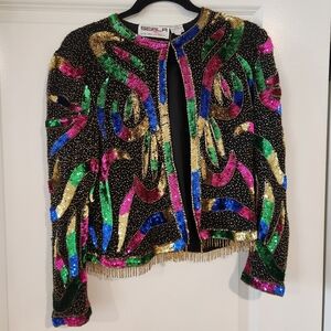 Vintage Scala beaded vest